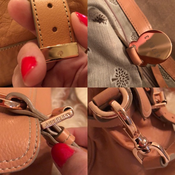 Mulberry ALEXA  satchel w/ Rose gold hardware - Picture 6 of 8